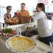 Meals served aboard